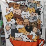 پتو طرحدار مخصوص سگ و گربه طرح cat cup