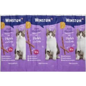 تشویقی مدادی گربه وینستون طعم مرغ و اردک