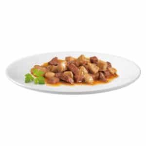 کنسرو گربه گورمت گلد وزن 85 گرمی با طعم خرگوش و جگر