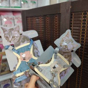 قلاده کتفی گربه به همراه لیش