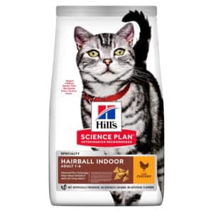 غذای خشک گربه هیلز مدل Hairball Indoor