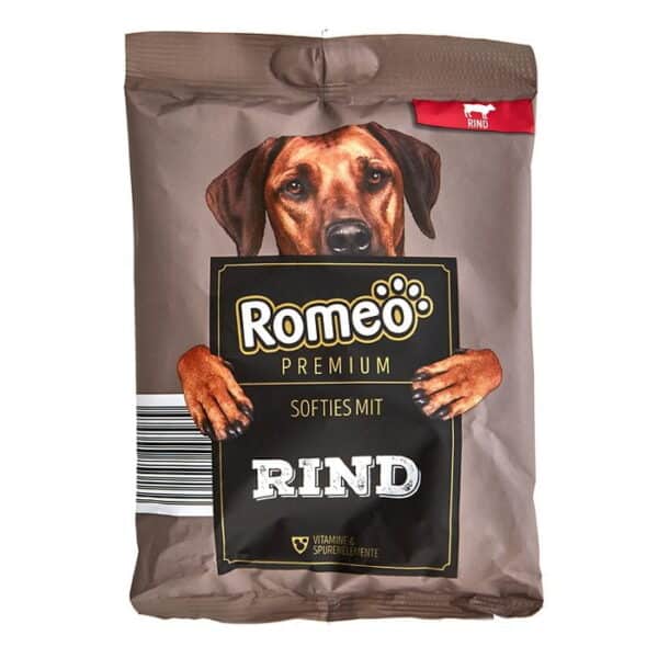 تشویقی سگ رومئو مدل تکه ای نرم با طعم گوشت