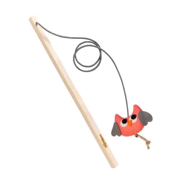 چوب بازی گربه نیناپت با عروسک دست ساز