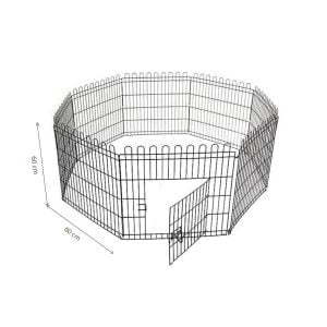 پارک بازی استیل 8 ضلعی سگ سایز 60 در 60