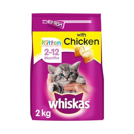 غذای خشک بچه گربه ویسکاس با طعم مرغ وزن 1.9 کیلوگرم