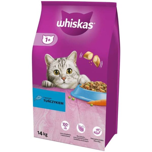 غذای خشک گربه ویسکاس با طعم ماهی بسته 1 کیلوگرمی