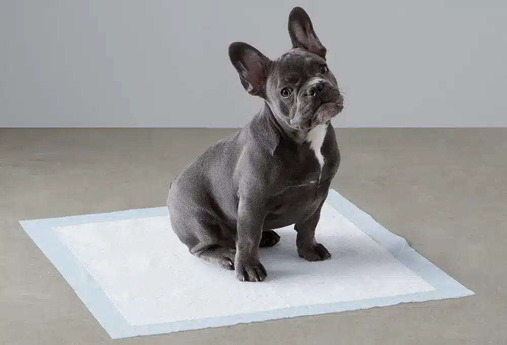 آموزش دستشویی سگ در خانه روی پد