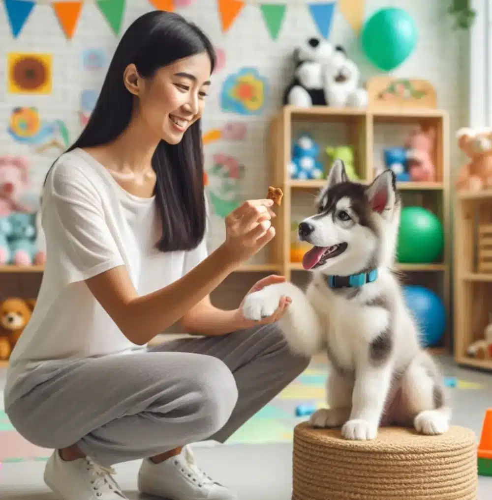 غذای توله سگ هاسکی