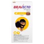 قرص ضد کک و کنه سگ براوکتو (Bravecto) مناسب وزن ۲ تا ۴.۵ کیلوگرم