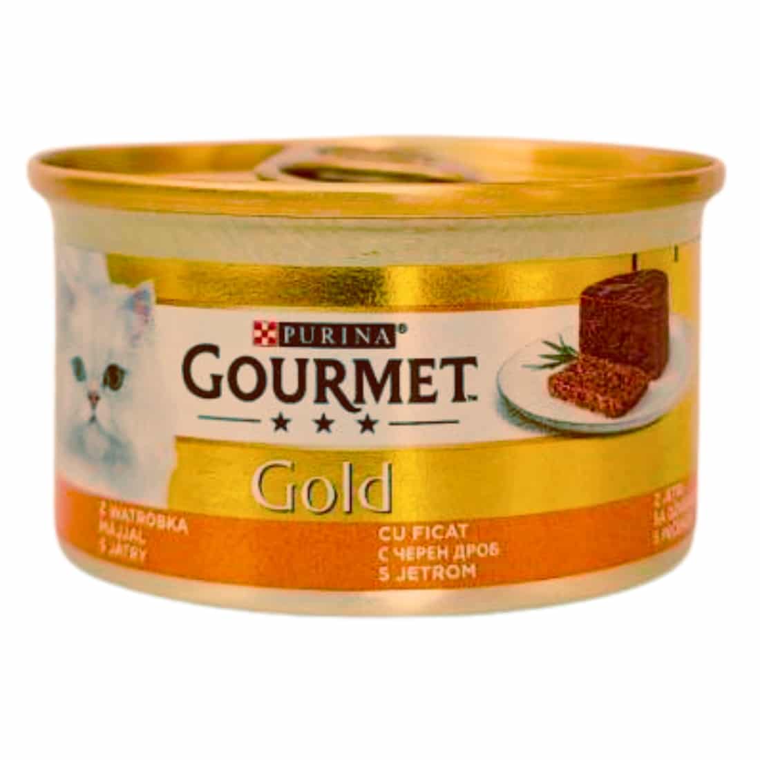 کنسرو گربه گورمت گلد (آلمانی) پته با طعم جگر