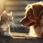 نگهداری سگ و گربه با هم در خانه