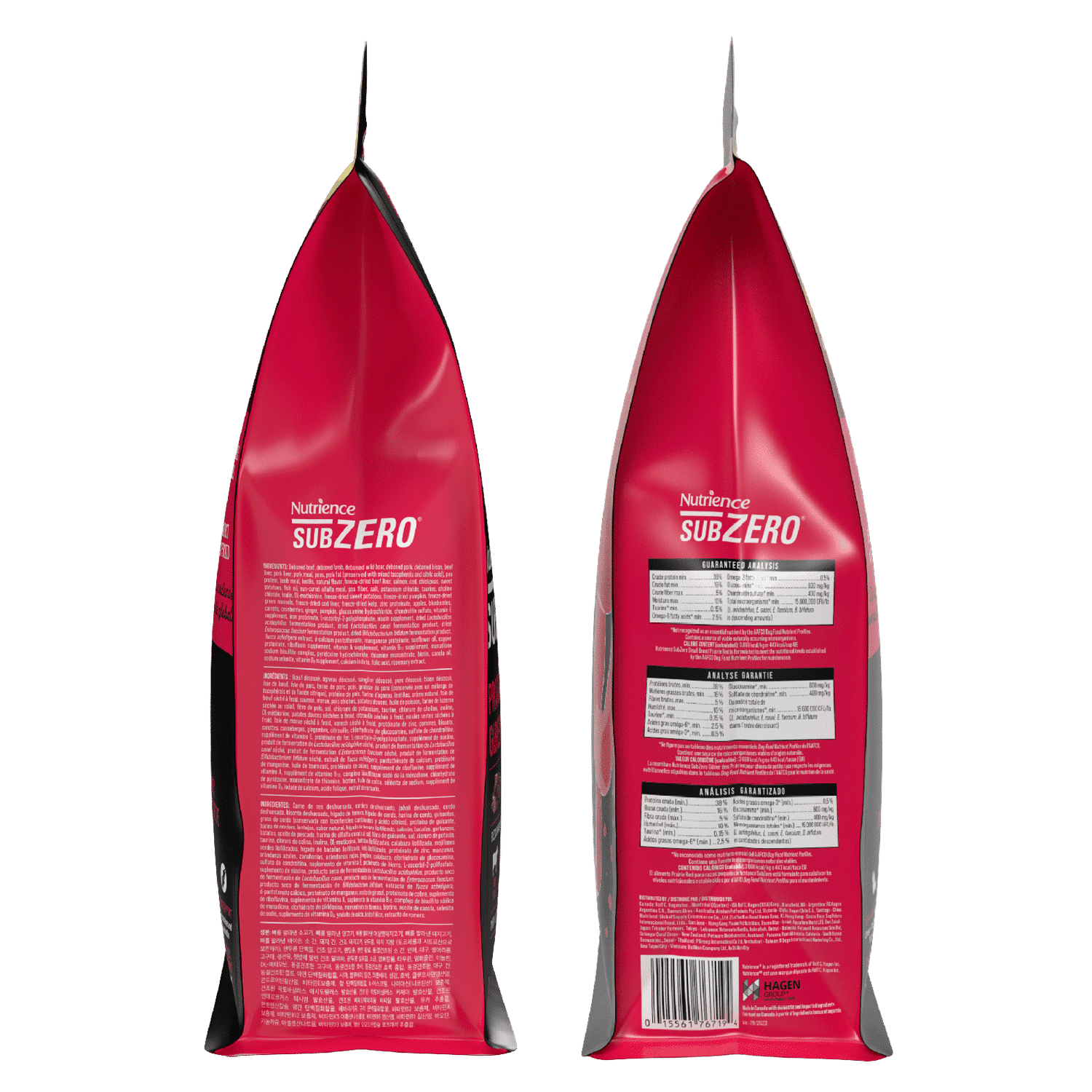 غذای سگ نژاد کوچک نوترینس مدل ساب زیرو با طعم گوشت قرمز