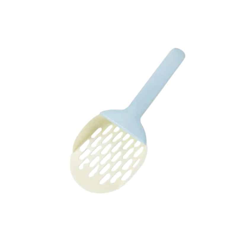 بیلچه خاک گربه پلاستیکی دو رنگ مدل ارگونومیک