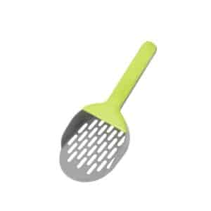 بیلچه خاک گربه پلاستیکی دو رنگ مدل ارگونومیک