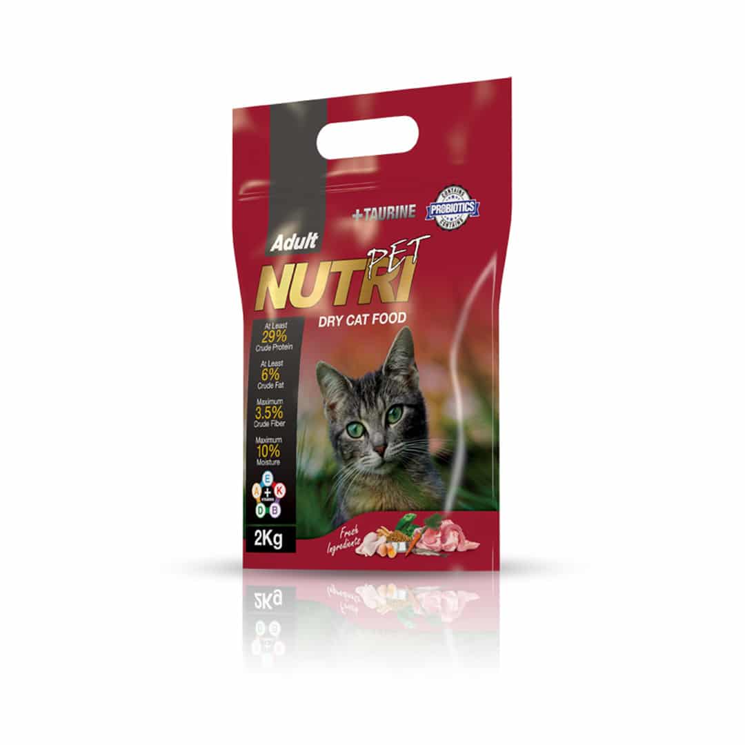 غذای خشک گربه بالغ نوتری پت