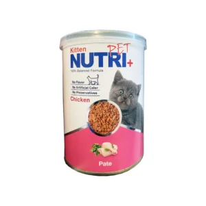 کنسرو بچه گربه نوتری پلاس با طعم مرغ (پته)
