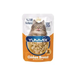 پوچ گربه یامیکس مدل نچرال با طعم مرغ