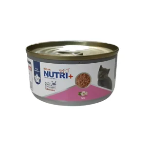 کنسرو بچه گربه نوتری پلاس با طعم مرغ (پته)