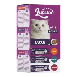 کنسرو گربه لوپتو مدل لوکس (پته)