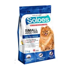 غذای سگ بالغ نژاد کوچک سولواس اسپانیا با طعم مرغ