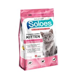 غذای بچه گربه سولواس اسپانیا با طعم مرغ