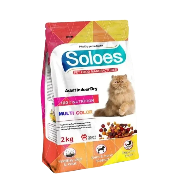 soloes_multicolor غذای گربه مولتی کالر سولواس اسپانیا با طعم مرغ