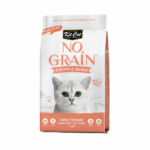 غذای خشک گربه کیت کت با طعم مرغ و سالمون (بدون غلات)