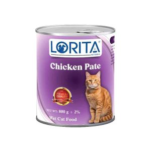 کنسرو گربه لوریتا (Lorita) پته با طعم مرغ