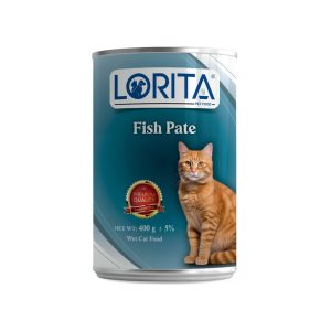 کنسرو گربه لوریتا (Lorita) پته با طعم مرغ و ماهی