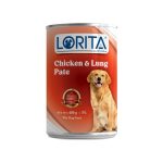 کنسرو سگ لوریتا (Lorita) پته با طعم مرغ و جگر سفید