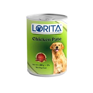 کنسرو سگ لوریتا (Lorita) پته با طعم مرغ