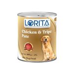 کنسرو سگ لوریتا (Lorita) پته با طعم مرغ و سیرابی