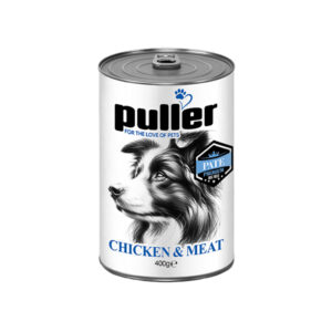 کنسرو سگ پولر (Puller) مدل پته با طعم گوشت و مرغ – وزن ۴۰۰ گرم