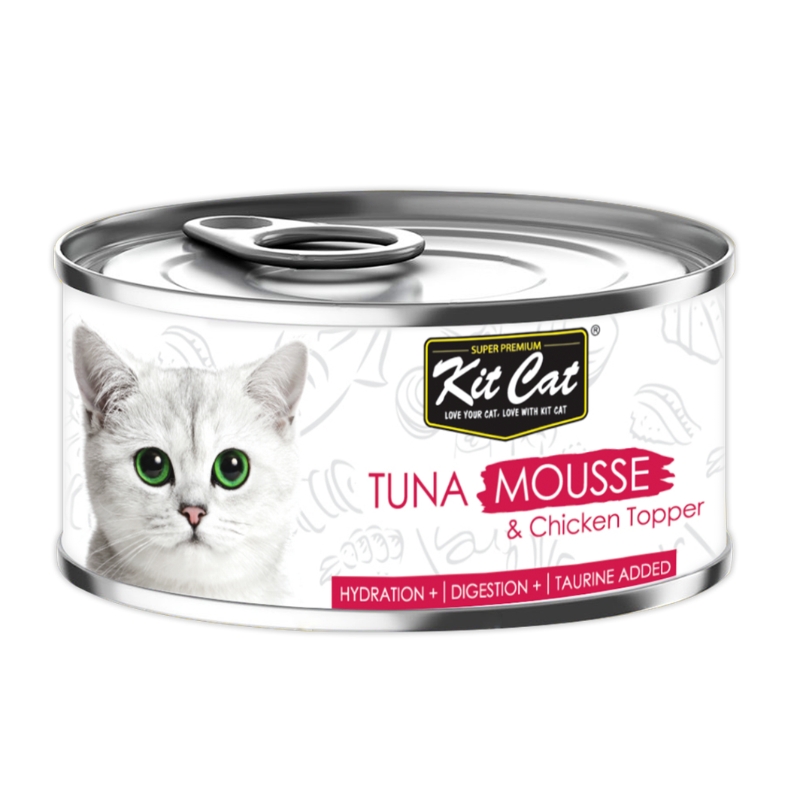 کنسرو گربه کیت کت (Kit Cat) مدل موس طعم تن و مرغ