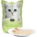 پوچ گربه کیت کت با طعم مرغ و ماهی سفید (در ژله)
