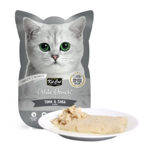 پوچ گربه کیت کت با طعم تن و ماهی سابا (در ژله) – وزن ۷۰ گرم