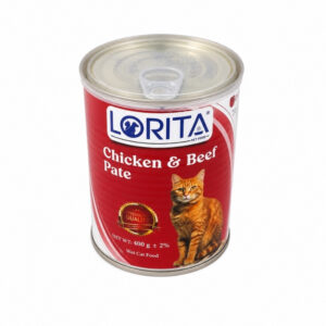 کنسرو گربه لوریتا (Lorita) پته با طعم مرغ و گوشت – ۴۰۰ گرمی
