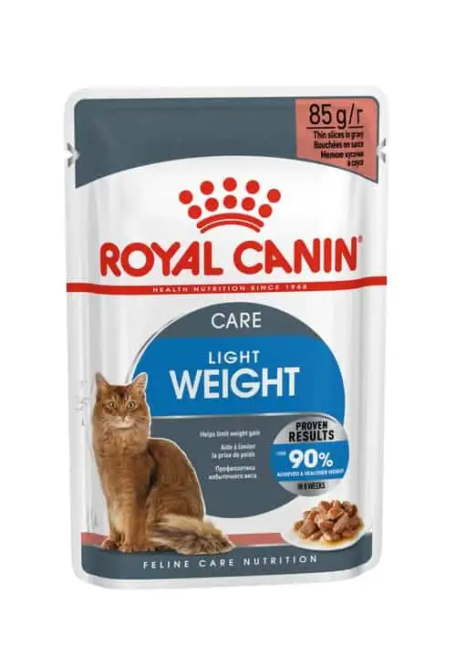 پوچ گربه رویال کنین مدل light weight بسته 85گرمی