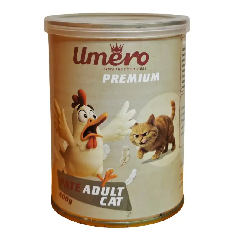 کنسرو گربه بالغ اومرو (Umero) پته با طعم مرغ