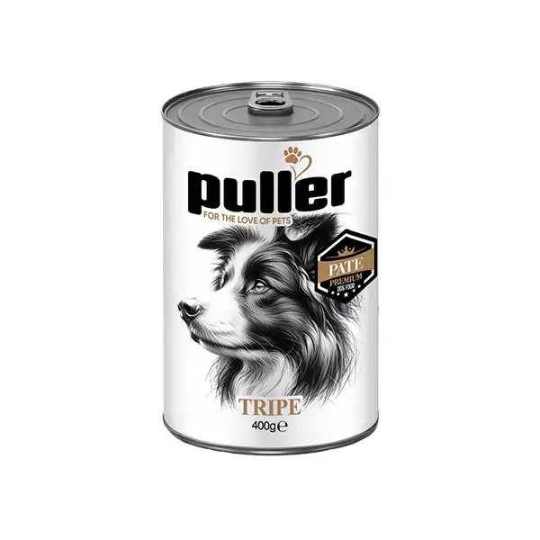کنسرو سگ پولر (Puller) مدل پته با طعم سیرابی – وزن ۴۰۰ گرم