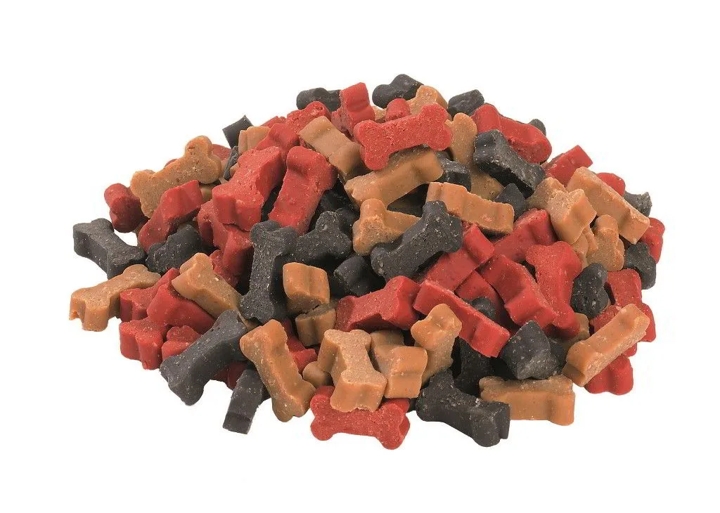 تشویقی سطلی سگ نوبی (nobby) مدل Mini Bones Mix وزن 500 گرم