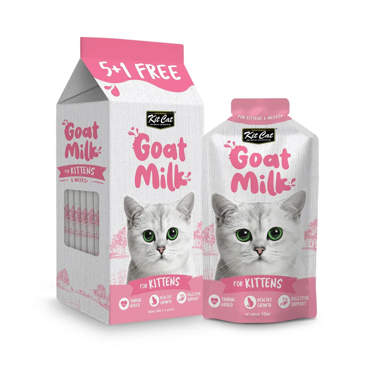 شیر بچه گربه کیت کت (Kit Cat) با طعم شیر بز