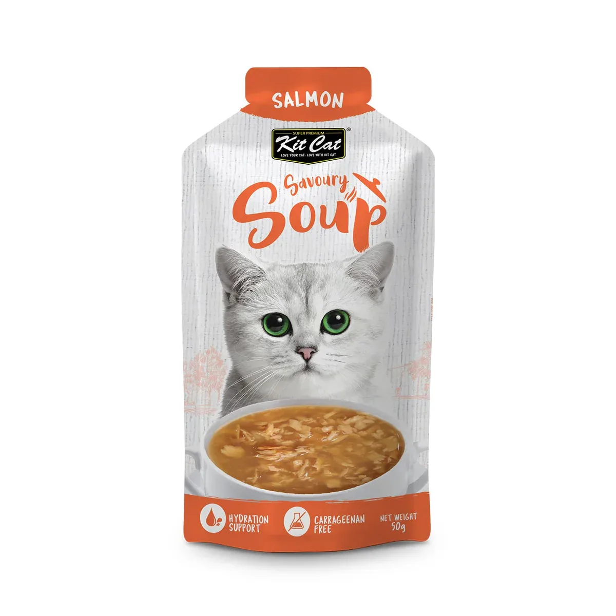 سوپ گربه کیت کت (Kit Cat) با طعم سالمون
