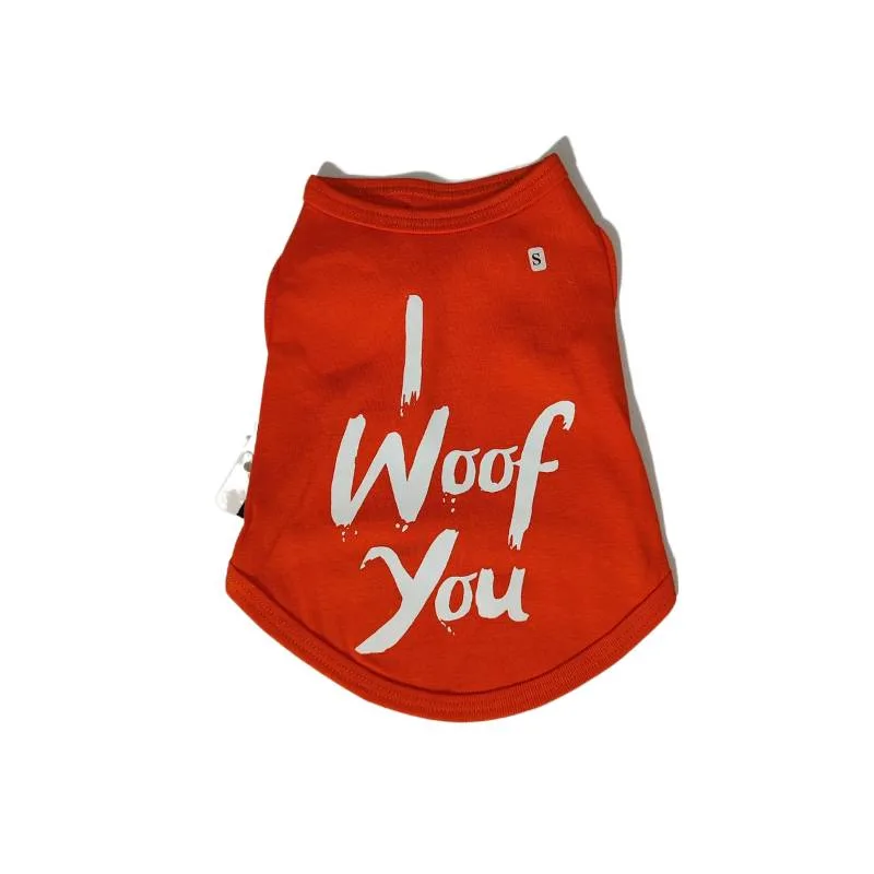 تاپ سگ🐶 مریلند مدل I woof you سایز کوچک