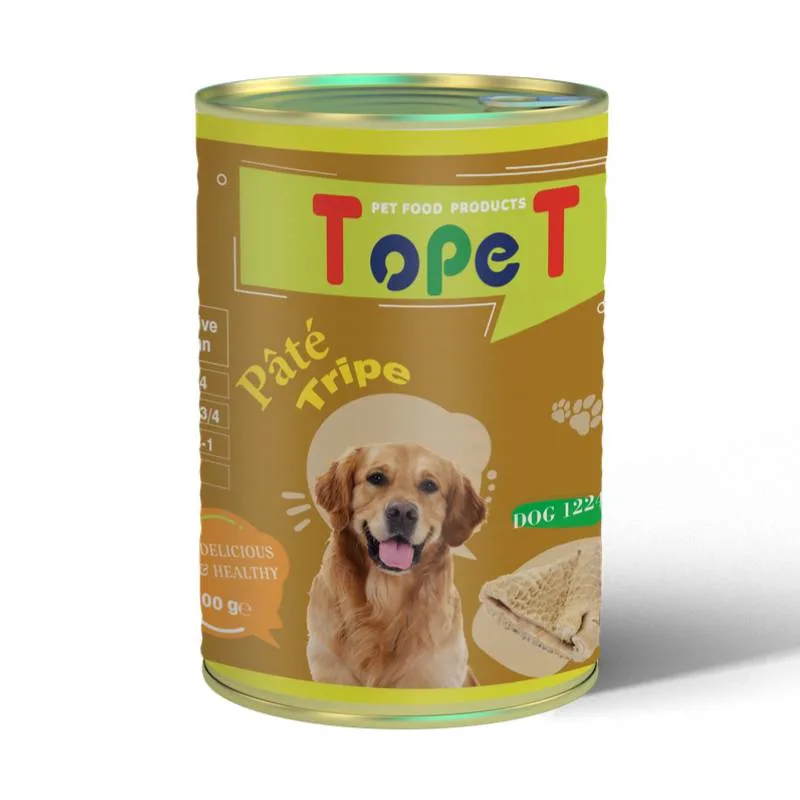 کنسرو تاپت سگ🐶 مدل پته با طعم سیرابی