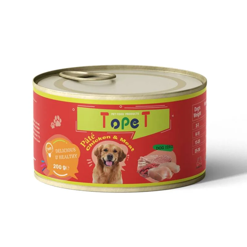 کنسرو تاپت سگ🐶 مدل پته با طعم مرغ و گوشت