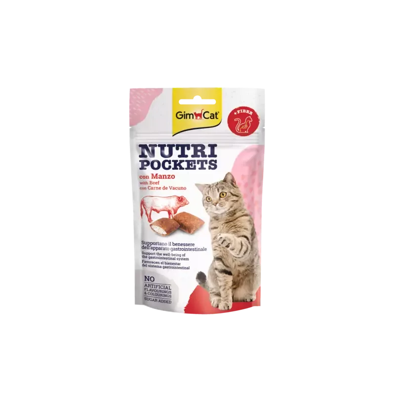 تشویقی مغزدار گربه GimCat با طعم گوشت گاو