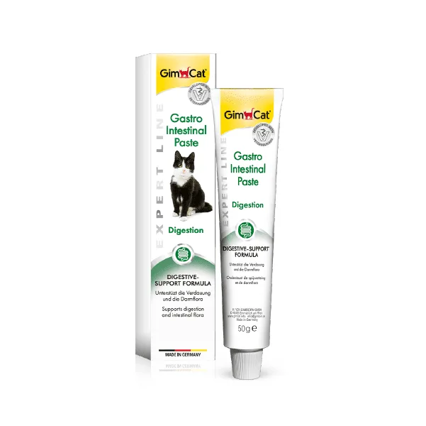 خمیر سلامت دستگاه گوارش گربه جیم کت (GimCat) مدل Gastrointentinal
