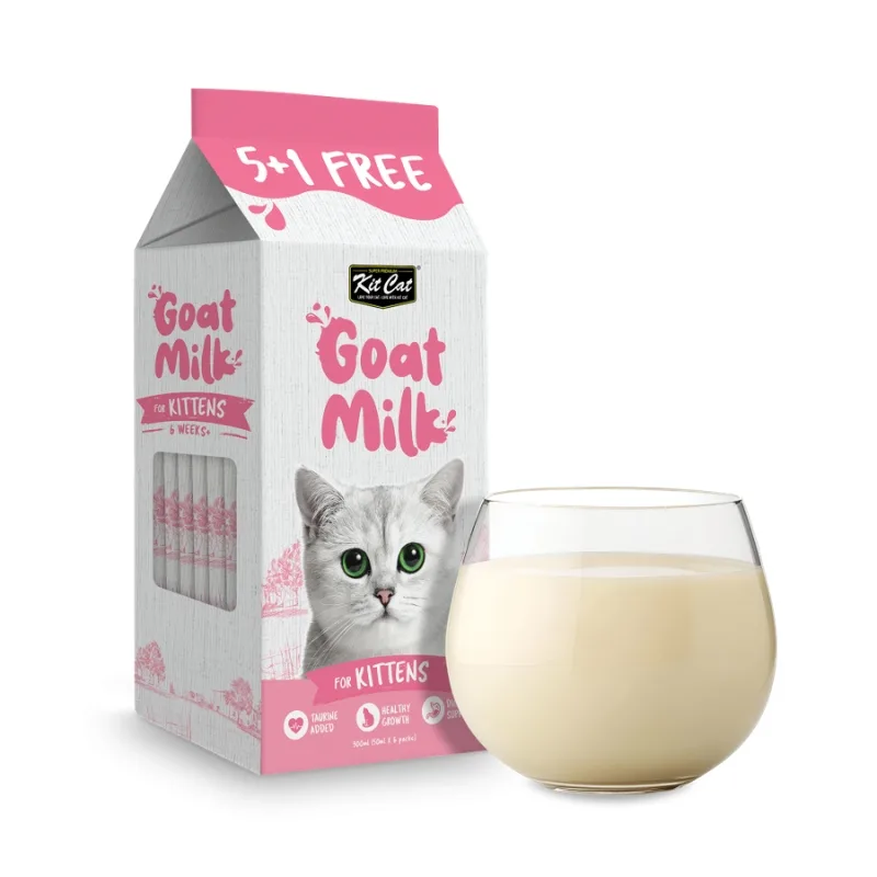 شیر بچه گربه کیت کت (Kit Cat) با طعم شیر بز – وزن ۵۰ میلی لیتر