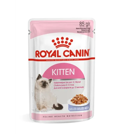 پوچ گربه رویال کنین مدل Kitten بسته 85گرمی